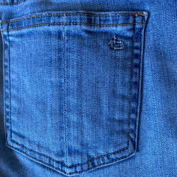Rag And Bone Blue Denim Jeans Size 24 Skinny Distressed Low Rise Casual Quality - Picture 8 of 13